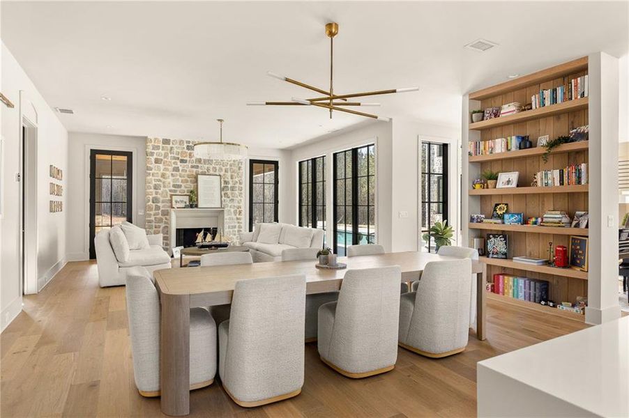 Furnished interior view inside a new home in , Chattahoochee Hills (Image 34).