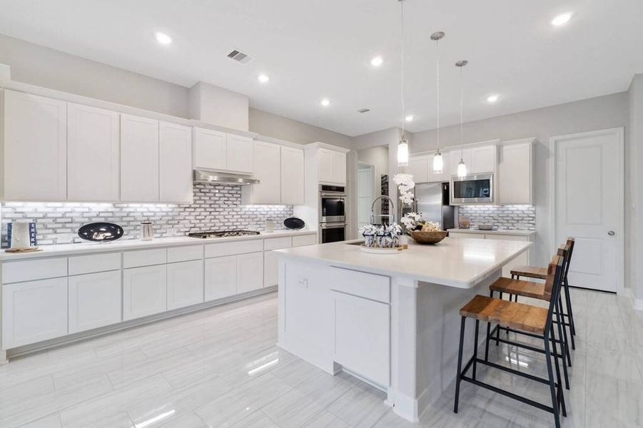 Furnished interior in a model home at Briarley in Montgomery (Image 7).