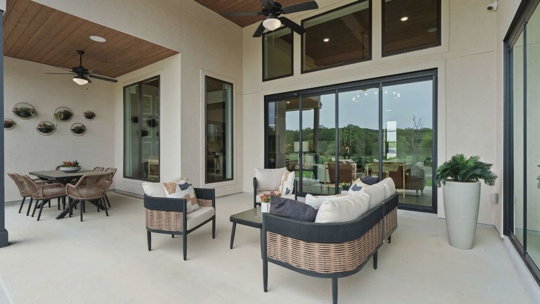 Representative exterior details of a home built from the Savara by Chesmar Homes in Feathergrass, Florence (Image 4).