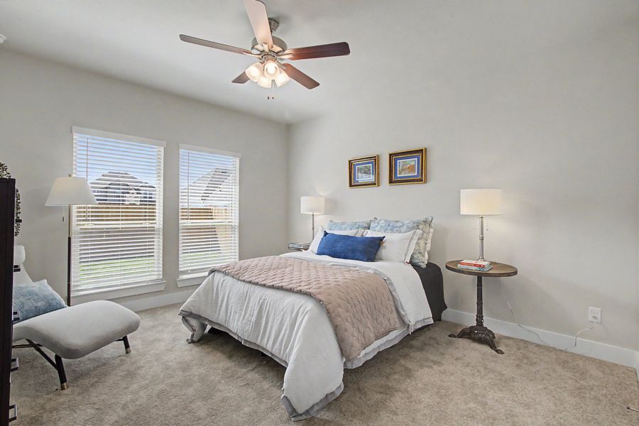 Furnished interior view inside a new home in Southern Pointe, College Station (Image 11).