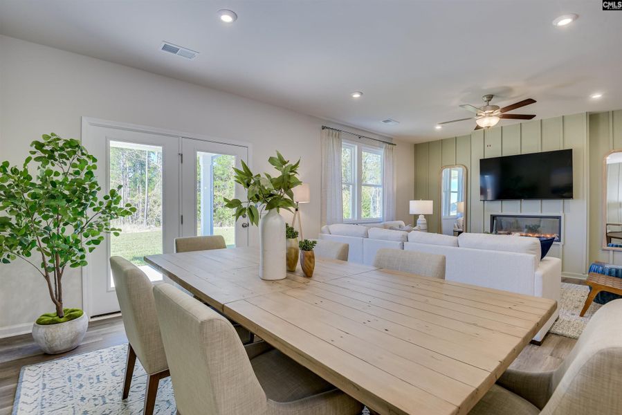Furnished interior view inside a new home in Boykin Hills, Chapin (Image 9). Furnished interior view inside a new home in Boykin Hills, Chapin (Image 9).