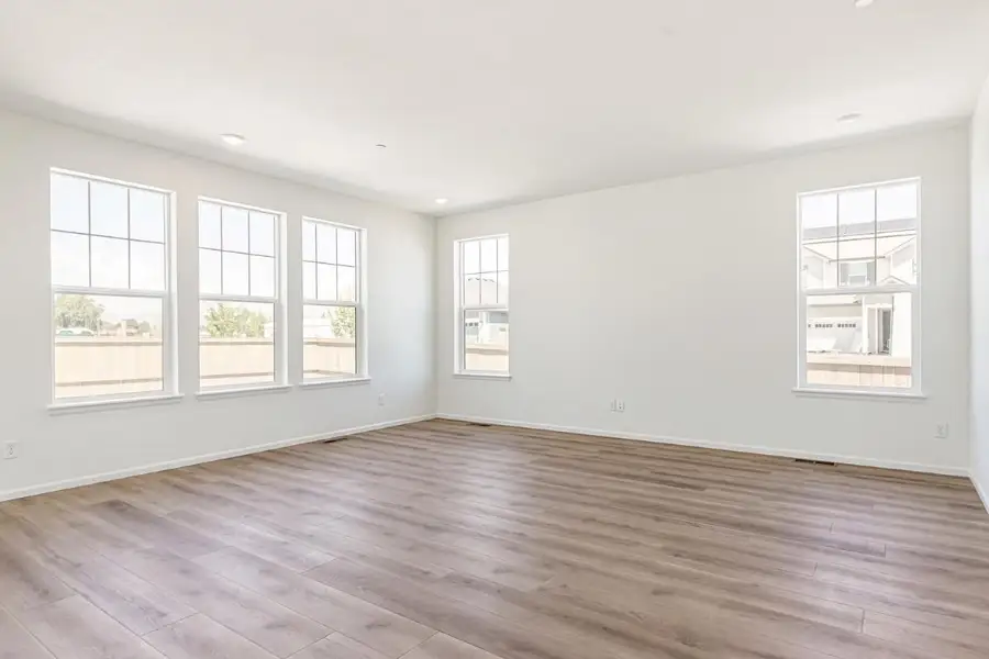 Spacious, unfurnished interior of a new home in The Nest Reserve at Canyon Creek, Erie (Image 13). Spacious, unfurnished interior of a new home in The Nest Reserve at Canyon Creek, Erie (Image 13).