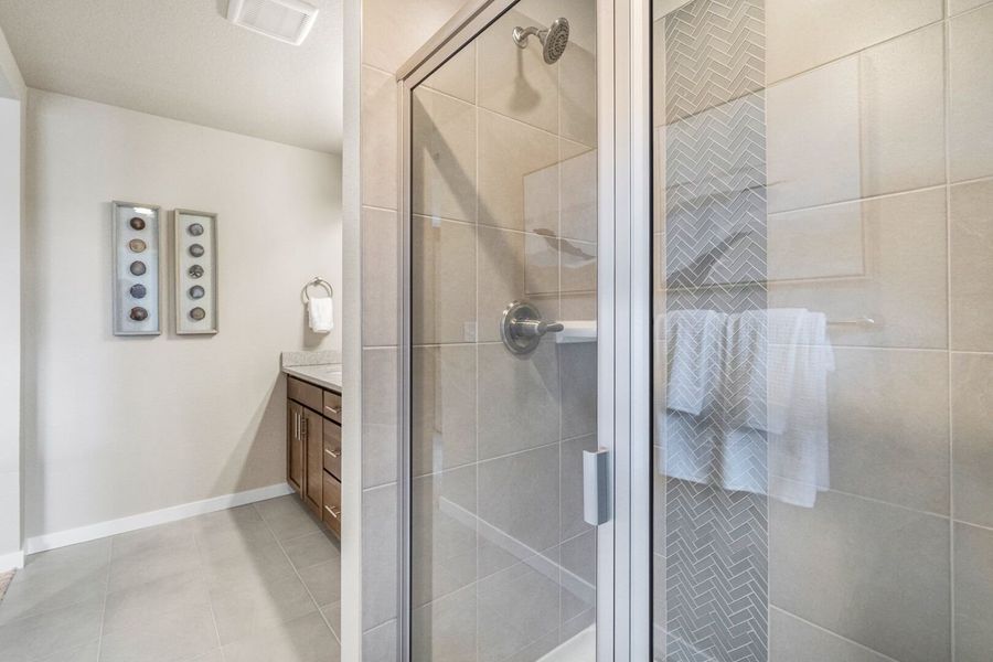 Representative furnished interior of a home built from the The Bayberry by Challenger Homes in Sky Ranch - Highland Collection, Watkins (Image 29).