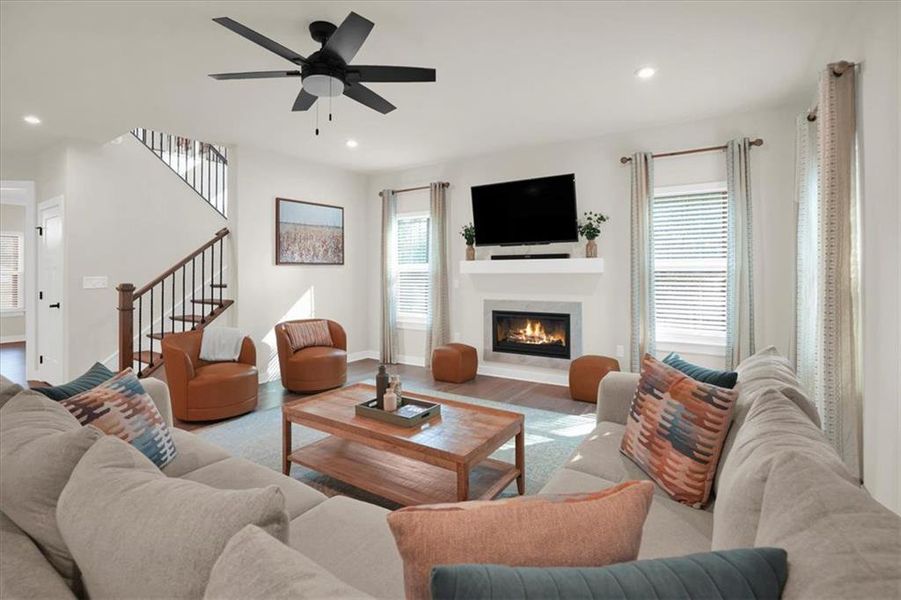 Furnished interior view inside a new home in , Fayetteville (Image 49).
