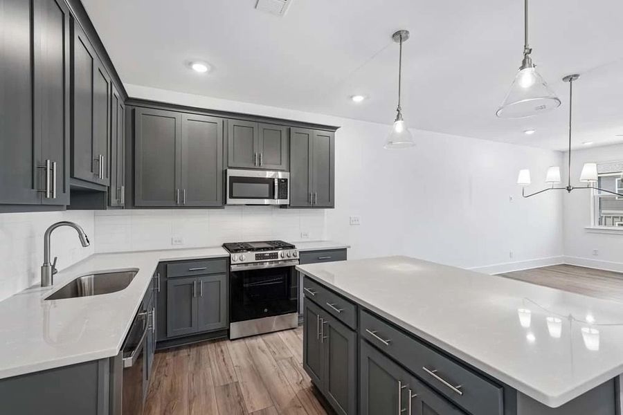 Sample Photo: Kitchen featuring Minimalist Collection Finishes
