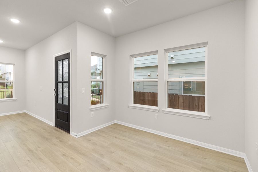 Spacious, unfurnished interior of a new home in Whisper Valley, Manor (Image 26). Spacious, unfurnished interior of a new home in Whisper Valley, Manor (Image 26).