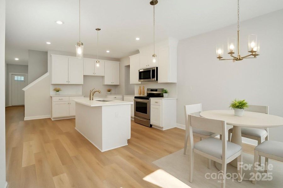 Furnished interior view inside a new home in , Statesville (Image 3). Furnished interior view inside a new home in , Statesville (Image 3).