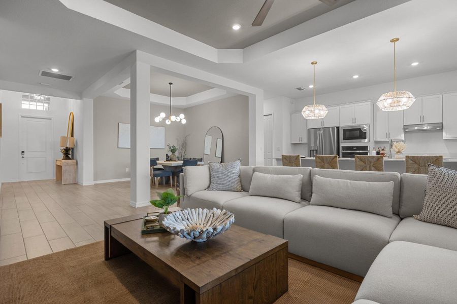 Furnished interior view inside a new home in , Venice (Image 27). Furnished interior view inside a new home in , Venice (Image 27).