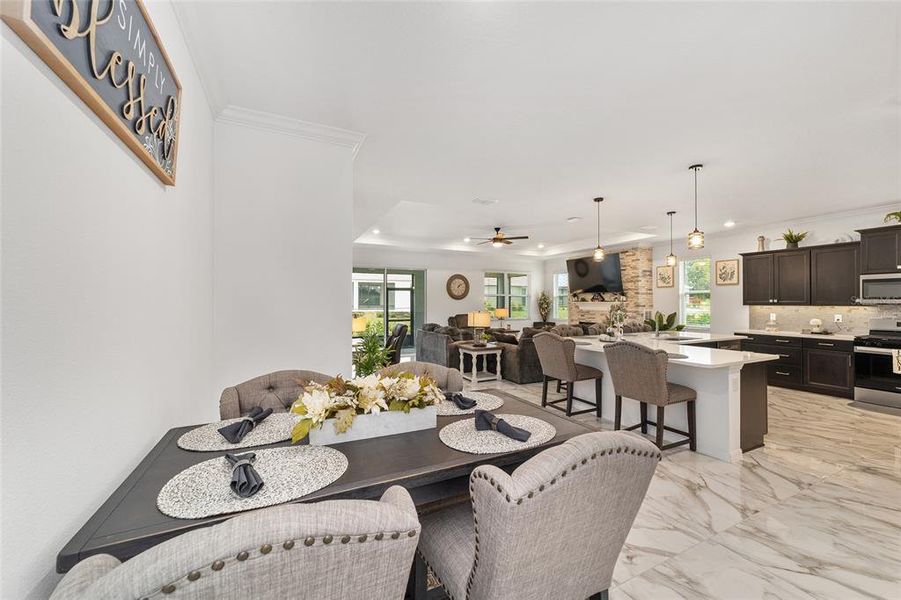 Furnished interior view inside a new home in , Ocala (Image 10).