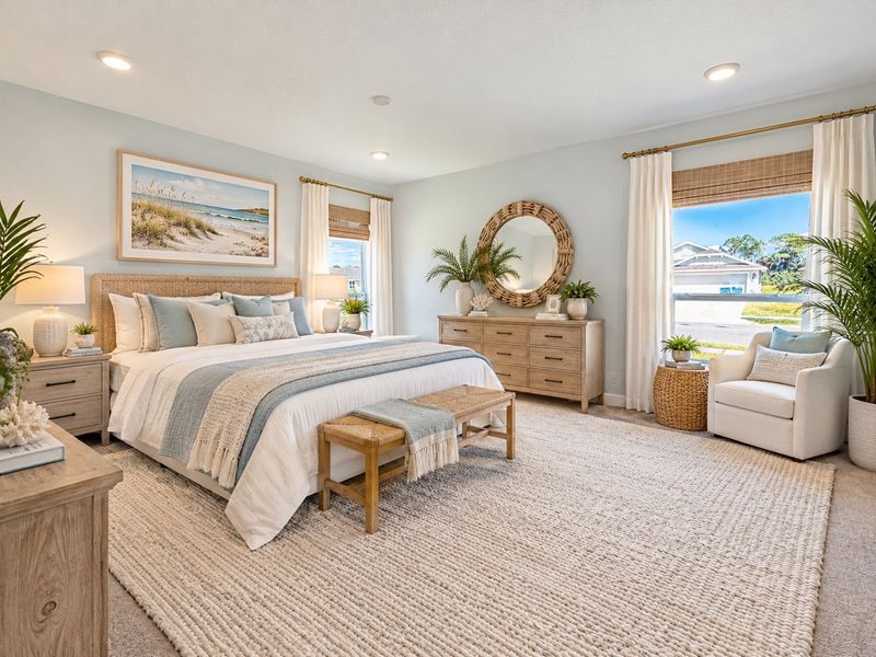 Furnished interior view inside a new home in St. John's Preserve, Palm Bay (Image 13).