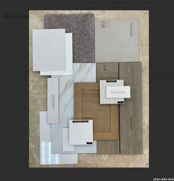 Sample of building materials used in homes in Bonita Vista, Pleasanton (Image 30).