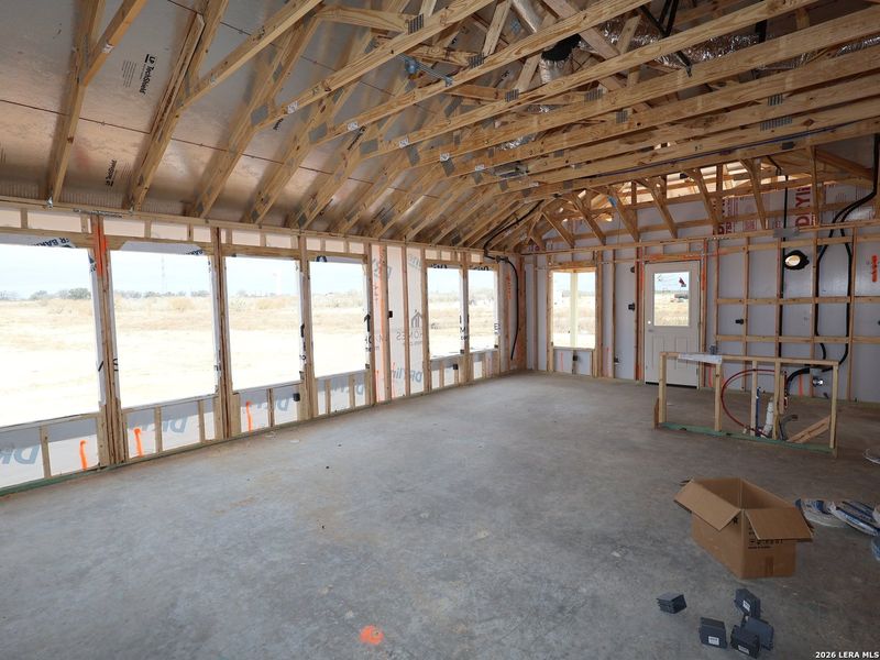 In-progress construction of a new home in Hickory Ridge, Elmendorf, TX (Image 28). In-progress construction of a new home in Hickory Ridge, Elmendorf, TX (Image 28).