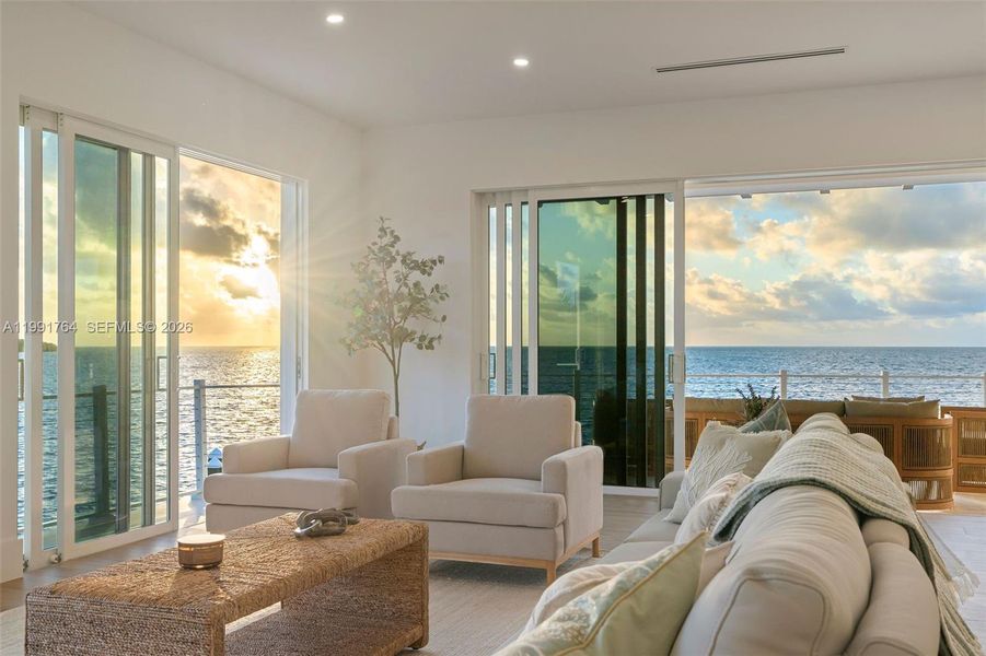 Furnished interior view inside a new home in , Key Largo (Image 4).