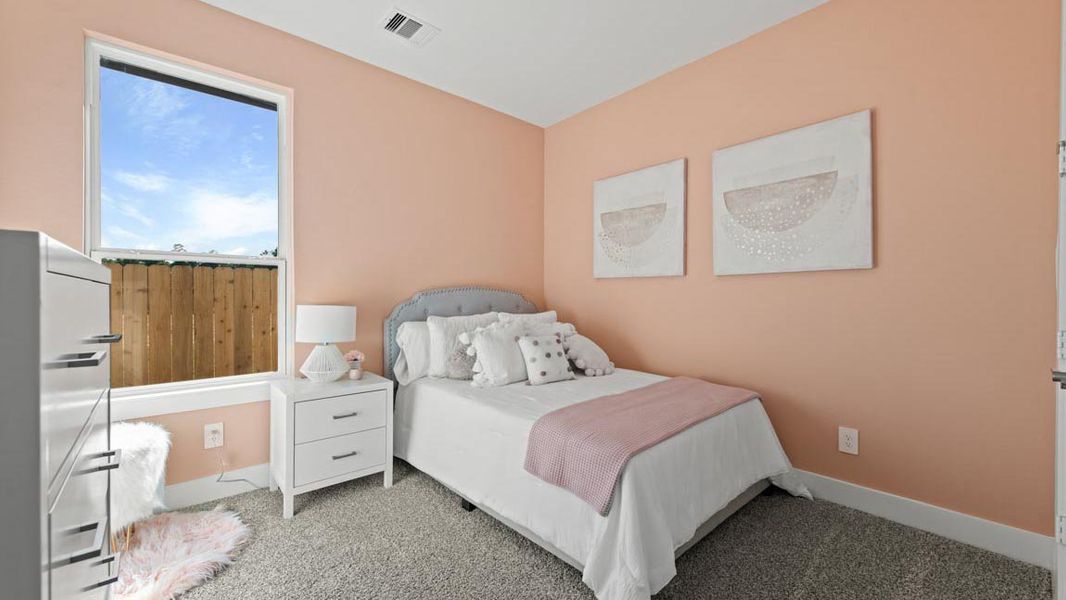 Furnished interior view inside a new home in Hills of Westlake, Conroe (Image 16).