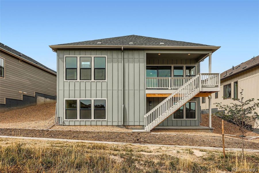 Exterior details and patio area of a home in Hillside at Castle Rock, Castle Rock (Image 2). Exterior details and patio area of a home in Hillside at Castle Rock, Castle Rock (Image 2).