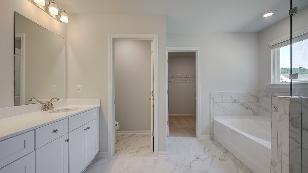 Furnished interior view inside a new home in Hamilton Lakes, Loganville (Image 29).