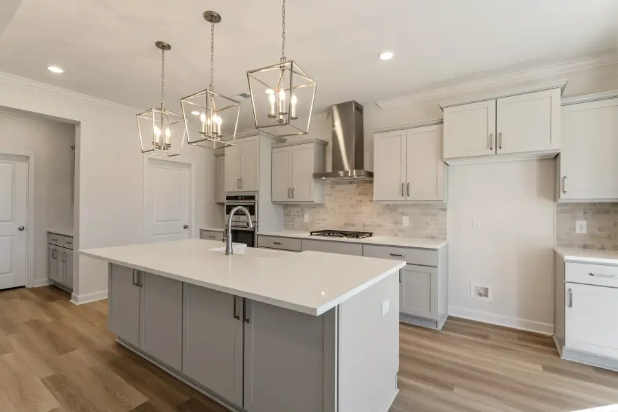 Furnished interior view inside a new home in Ridgecrest at Midway, Anderson (Image 8).