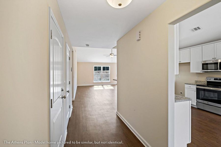 Representative unfurnished interior of a home built from the The Athens by Smith Family Homes in Savannah Highlands, Savannah (Image 9).