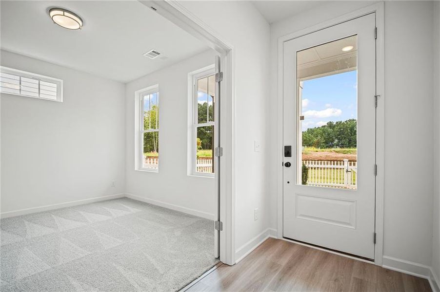 Spacious, unfurnished interior of a new home in The Village at River Green, Canton (Image 11).