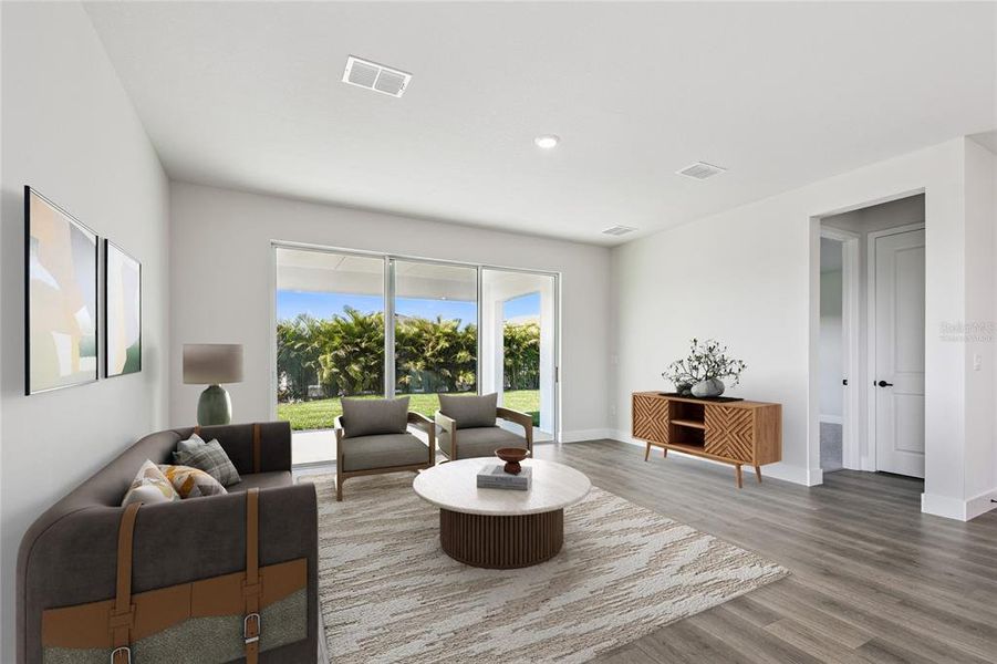 Furnished interior view inside a new home in Waterset Tradition Series, Apollo Beach (Image 6).