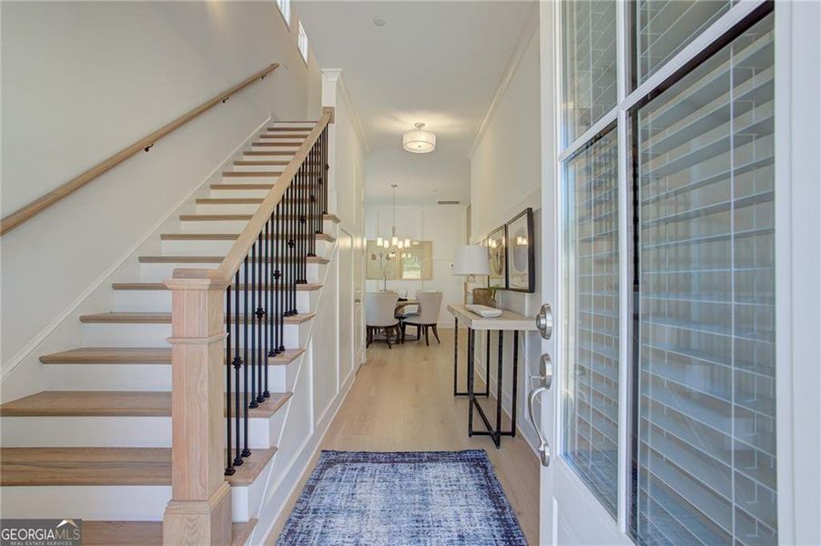 Furnished interior view inside a new home in Promenade Ridge, Marietta (Image 4).