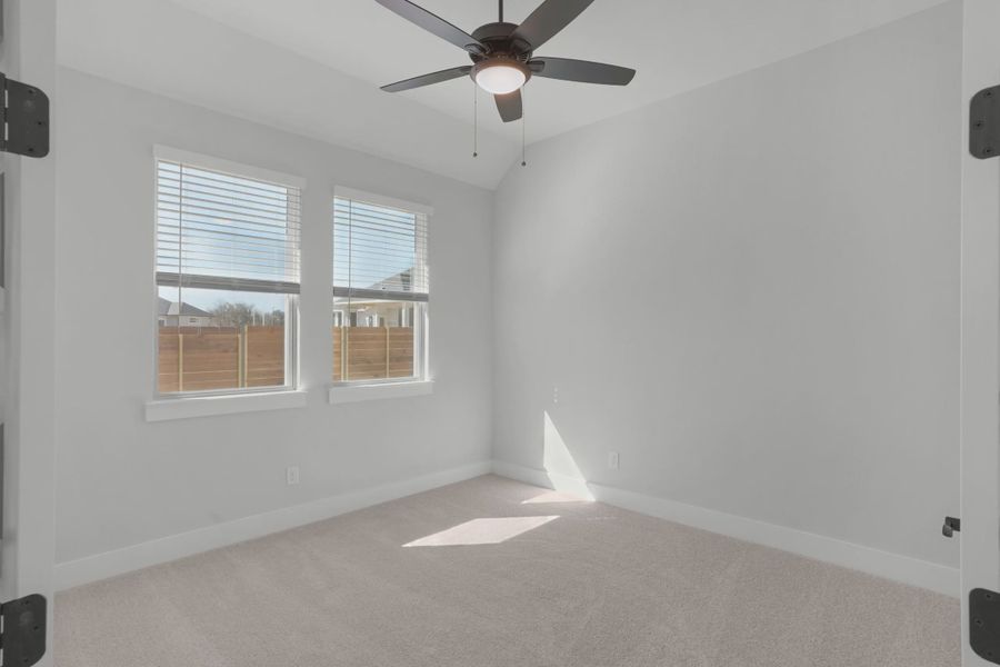 Representative unfurnished interior of a home built from the Sicily by Chesmar Homes in Berry Creek Highlands, Georgetown (Image 25).