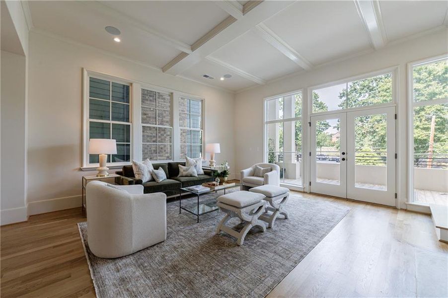 Furnished interior view inside a new home in Delmont, Atlanta (Image 9).