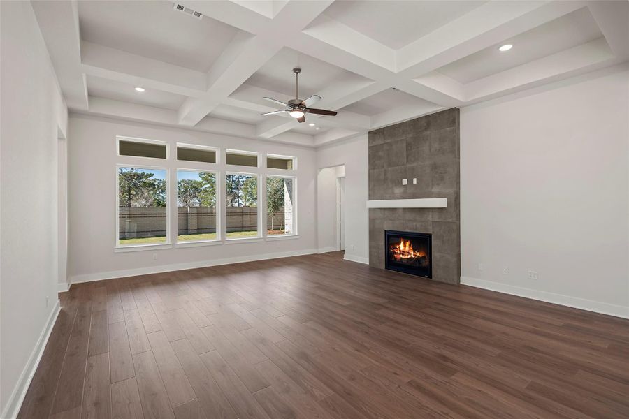 Spacious, unfurnished interior of a new home in Bridgeland, Cypress (Image 21). Spacious, unfurnished interior of a new home in Bridgeland, Cypress (Image 21).