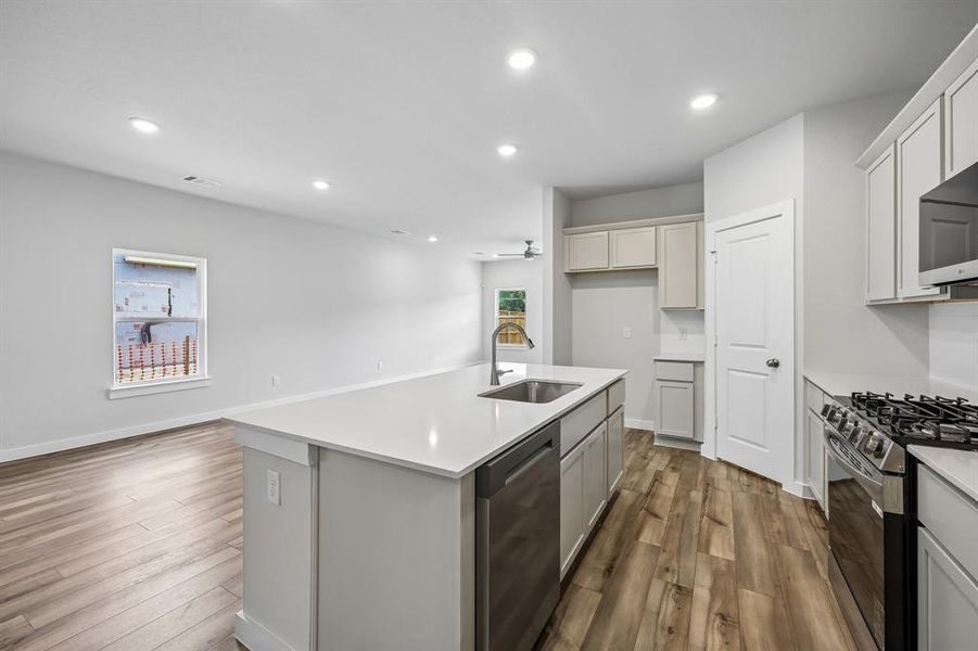 Furnished interior view inside a new home in Overland Grove, Forney (Image 10).