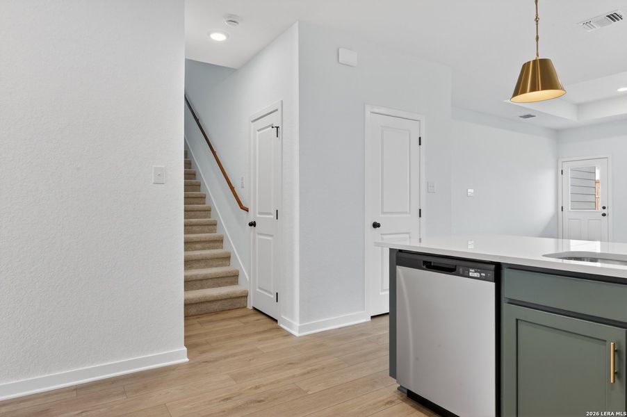 Furnished interior view inside a new home in The Wilder, Adkins (Image 9).