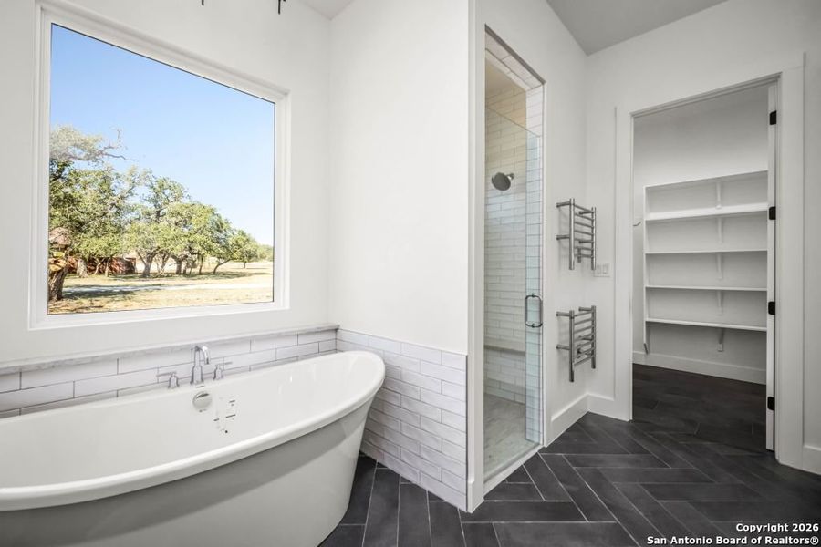 Furnished interior view inside a new home in , New Braunfels (Image 14).