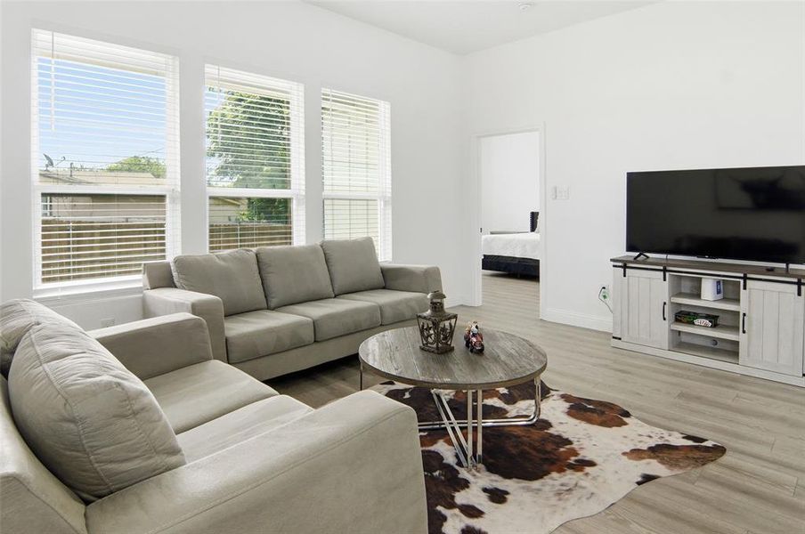 Furnished interior view inside a new home in , Fort Worth (Image 15). Furnished interior view inside a new home in , Fort Worth (Image 15).