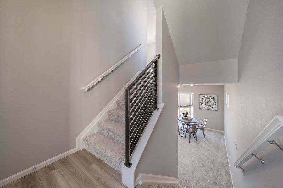 Furnished interior view inside a new home in Thompson River Ranch, Johnstown (Image 13).