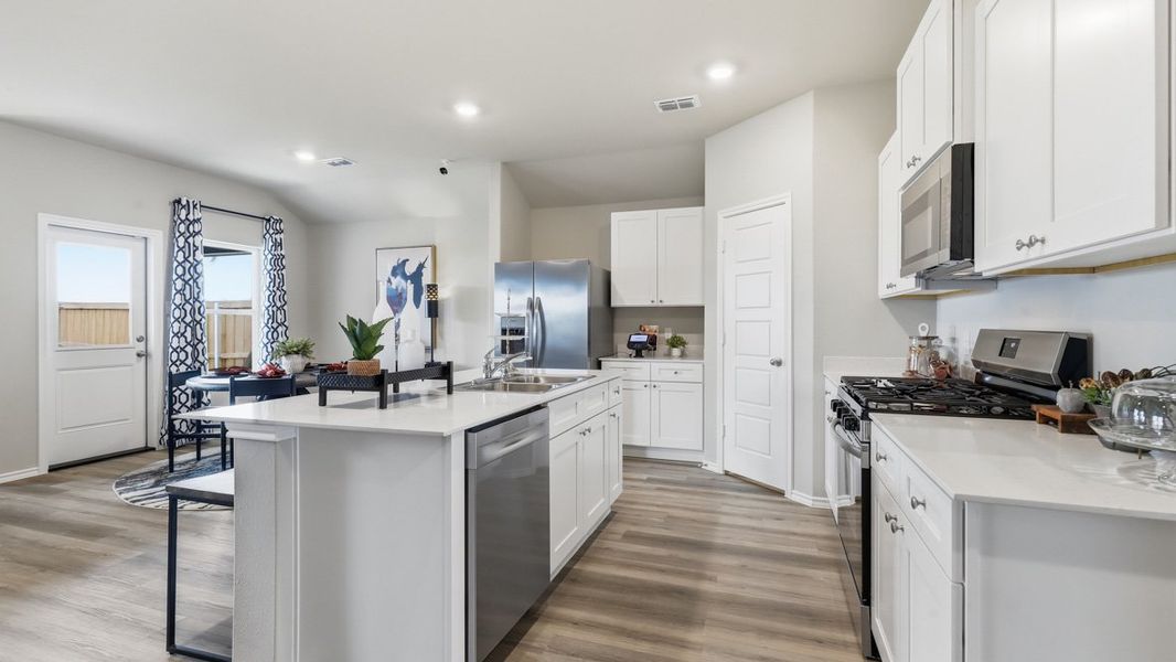 Furnished interior view inside a new home in Townes Landing, Fort Worth (Image 7).