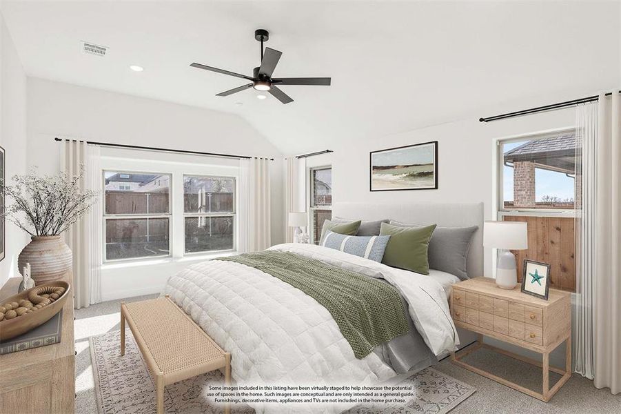 Furnished interior view inside a new home in Creekview Meadows, Pilot Point (Image 15).