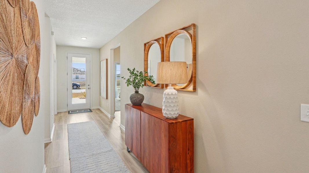 Merritt Floorplan Interior Entryway by DRB Homes