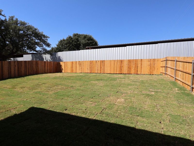 Exterior details and patio area of a home in Edgewood, Leander (Image 22). Exterior details and patio area of a home in Edgewood, Leander (Image 22).