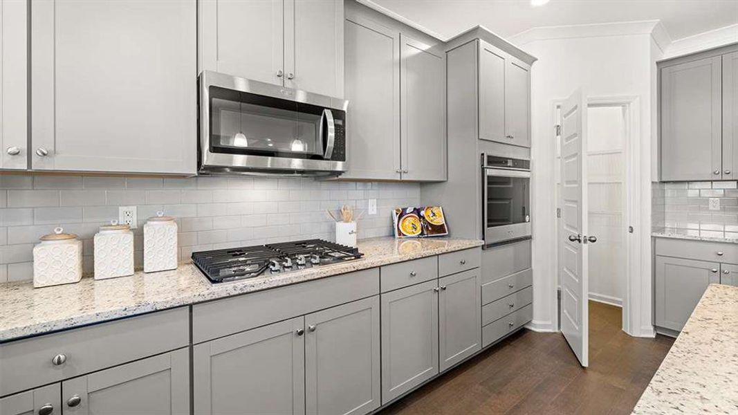 Furnished interior view inside a new home in Heritage Pointe, Senoia (Image 28).
