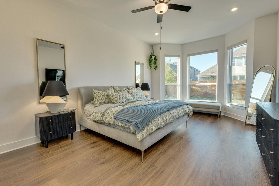 Furnished interior view inside a new home in , Leander (Image 27).