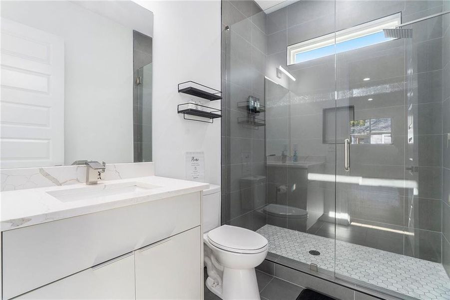 Furnished interior view inside a new home in , Atlanta (Image 14).