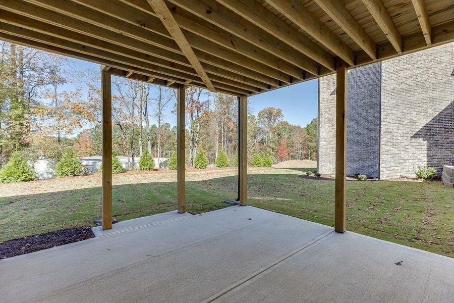 Exterior details and patio area of a home in , Buford (Image 3). Exterior details and patio area of a home in , Buford (Image 3).