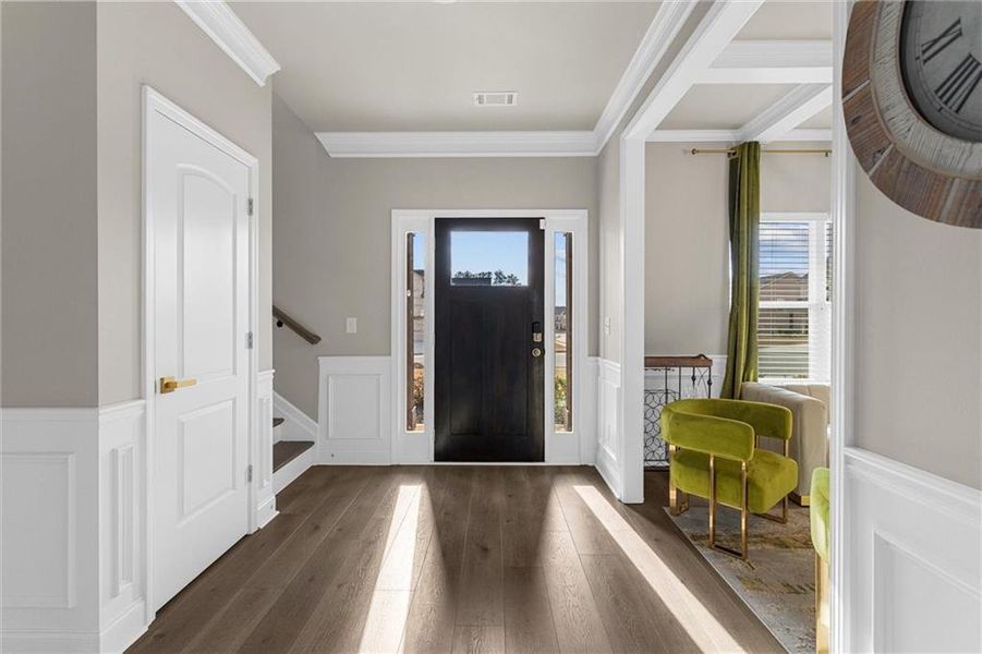 Furnished interior view inside a new home in Enclave at Brookside Crossing, Auburn (Image 12).