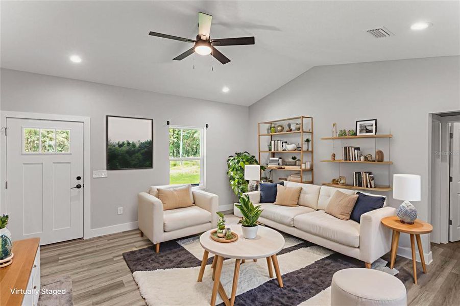 Furnished interior view inside a new home in , Florahome (Image 6).
