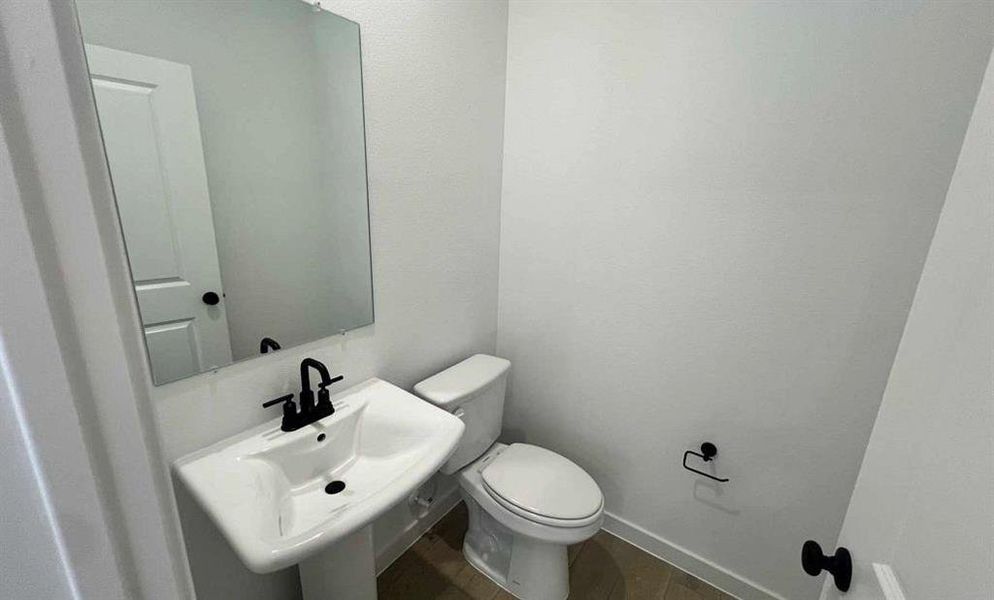 Powder Bathroom Construction Progress