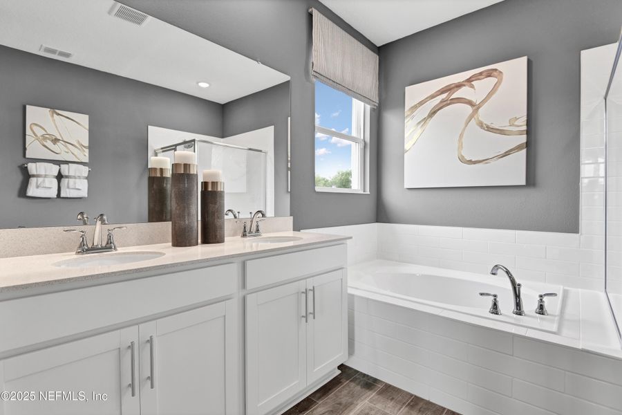 Furnished interior view inside a new home in Seasons at Grandview Gardens, Deland (Image 13).