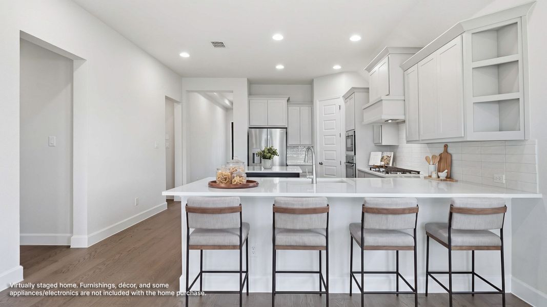 Furnished interior view inside a new home in Trinity Falls, McKinney (Image 5).