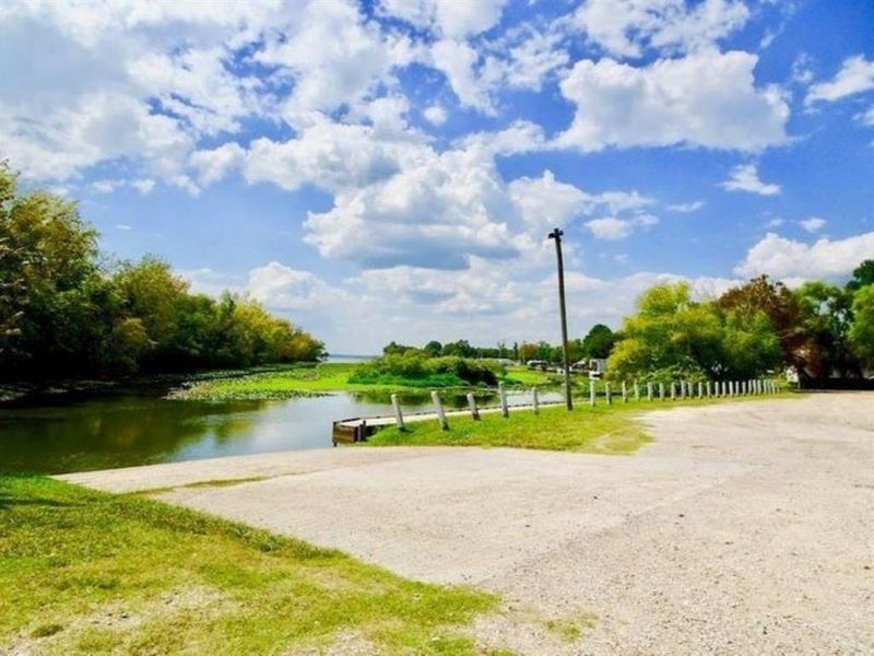 Boat launch for residents.