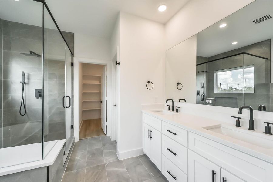 Furnished interior view inside a new home in , Houston (Image 15). Furnished interior view inside a new home in , Houston (Image 15).