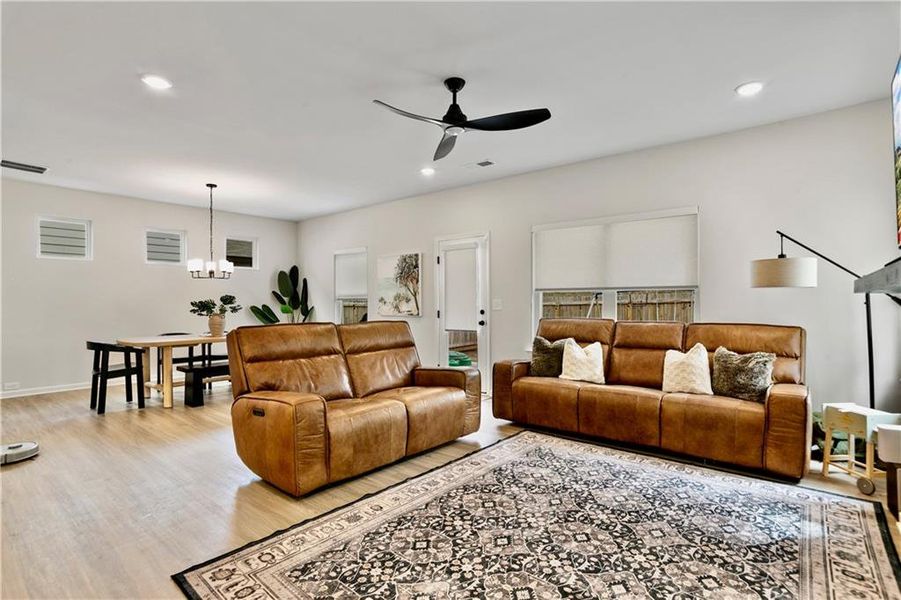 Furnished interior view inside a new home in , Cartersville (Image 13).