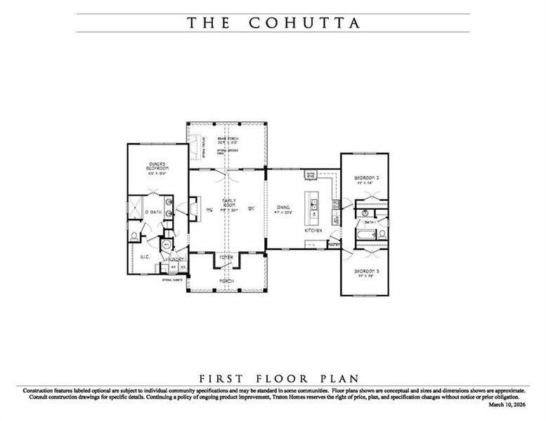2D floor plan layout of this home in Blue Mountain Creek, Morganton, GA (Image 2). 2D floor plan layout of this home in Blue Mountain Creek, Morganton, GA (Image 2).